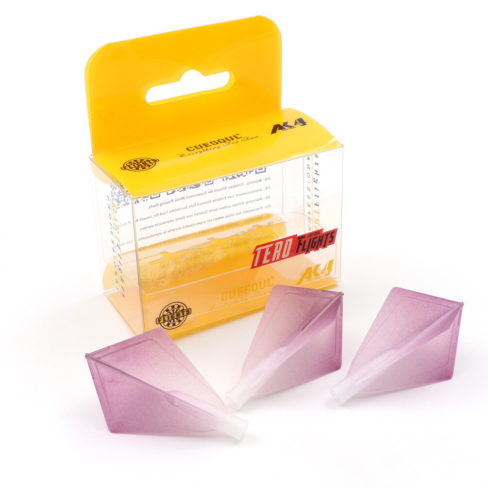 CUESOUL TERO AK4 Dart Flights Graduated Color Diamond Shape Dart Pin Shaft Tail Wing Dart Accessorie