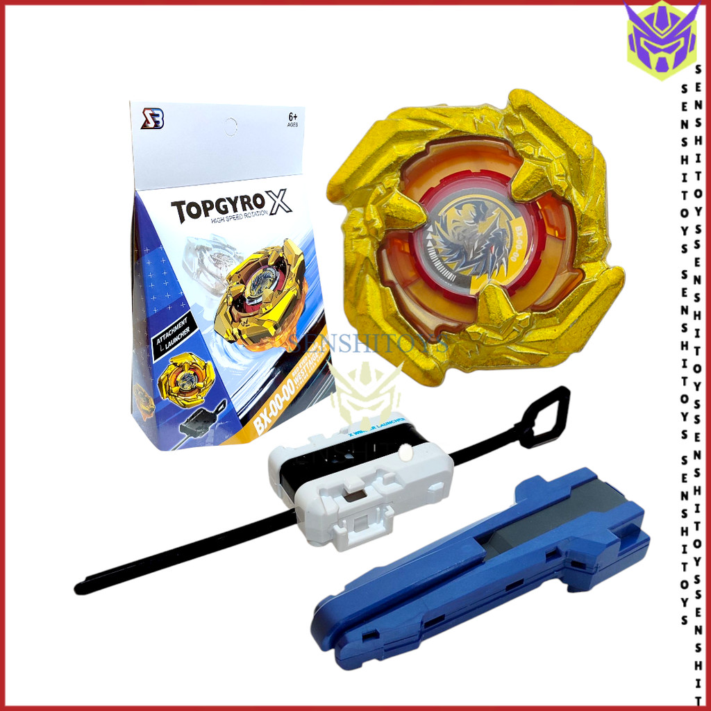 mainan gangsing eyed lizard gasing series topgyro bx00 gold