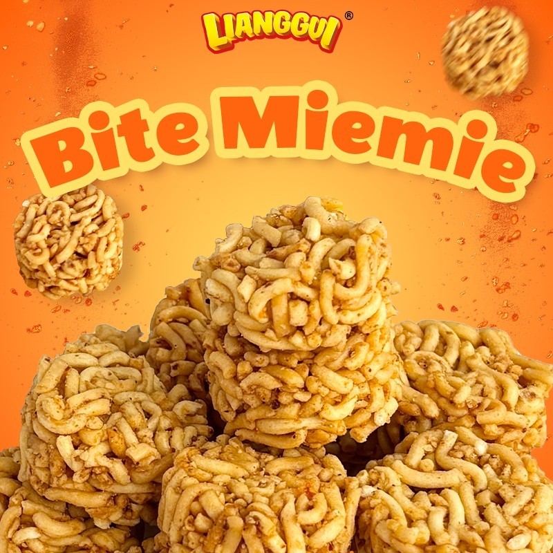 

30Pcs Lianggui Mie Kering Renyah HALAL Snack Enak untuk Sekolah Kantor Piknik Cemilan Praktis indomie