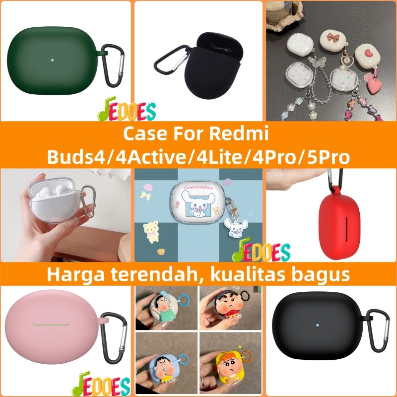【Harga Terendah】TWS Case For  Redmi Buds 4/Redmi Buds 4Active/Redmi Buds 4Lite/Redmi Buds 4Pro/Redmi