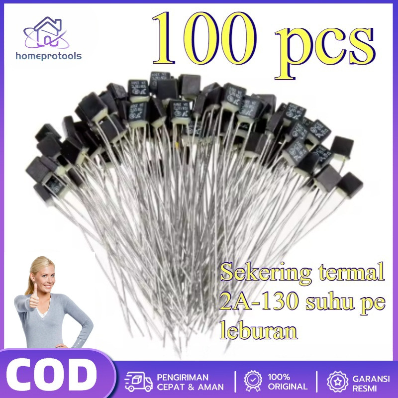 100PCS  Fuse Kipas Angin Cosmos - Pius Kipas Fius 2A / Thermofuse