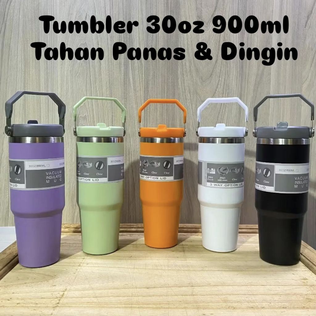 

Tumbler 30oz 900ml Tahan Panas & Dingin