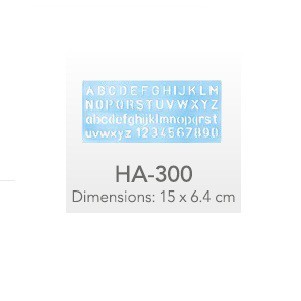 

Penggaris Huruf Angka Butterfly 300