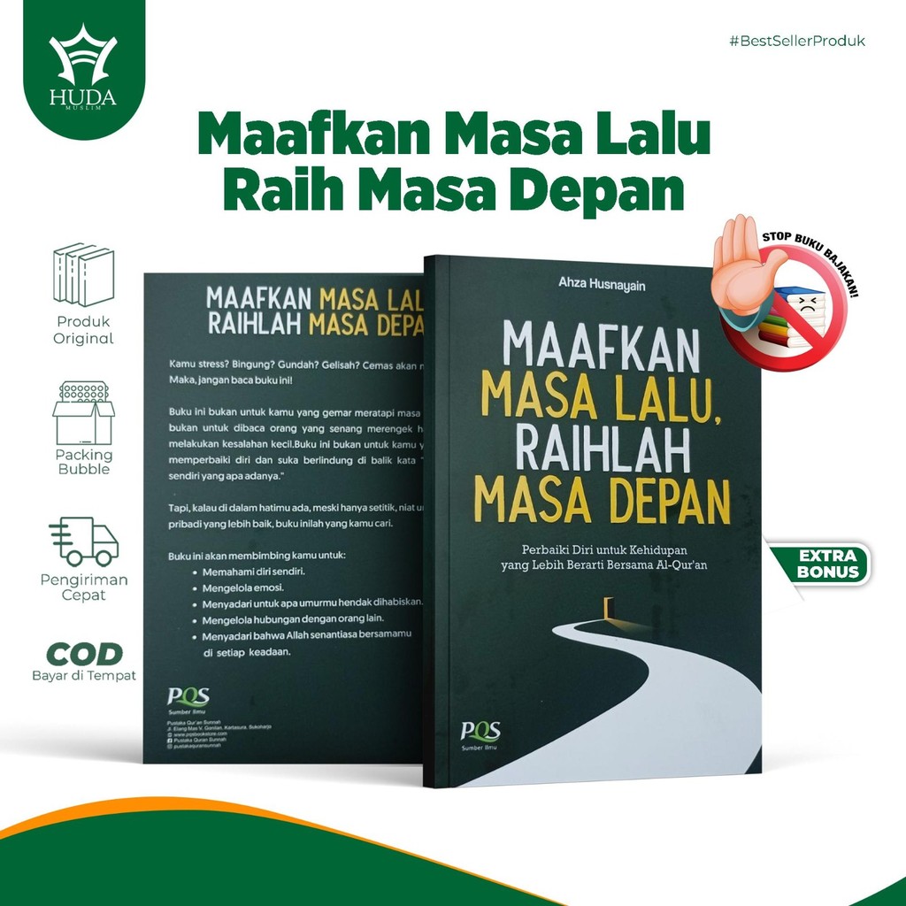 Aisar Buku bacaan -  Buku Islami Motivasi Islam Maafkan Masa Lalu Raihlah Masa Depan