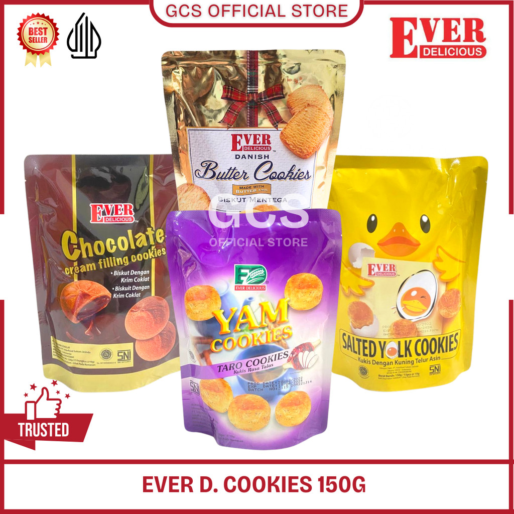 

Ever Delicious Cookies Chocolate Salted Yolk Yam Butter Cookies 150gr