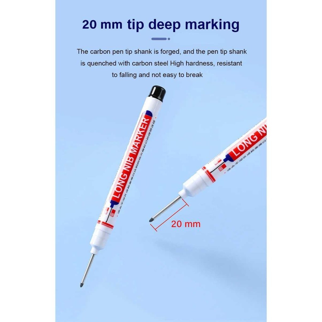 

MRNSTREDTY Pena Marking Single Head Marker Long Nib Waterproof - NO.317