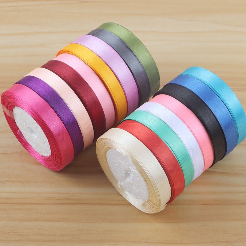 

(ROLL) Pita Satin Polos 1,2cm*22meter