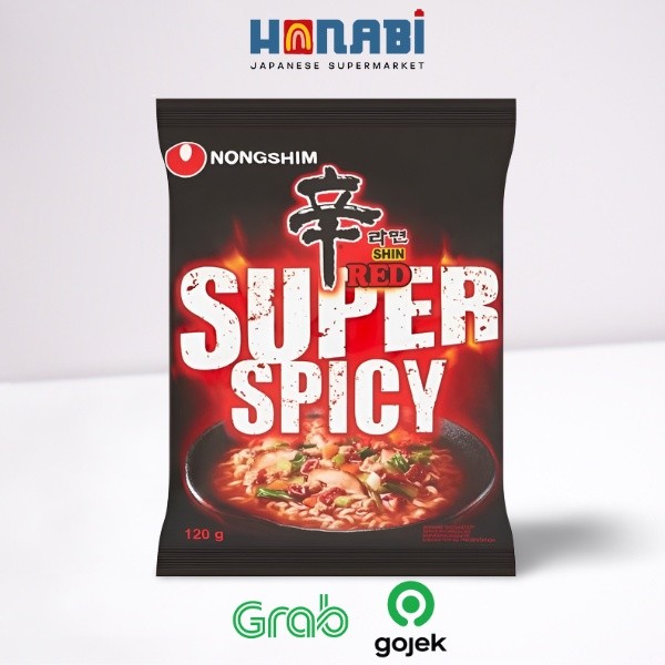 

Nongshim Shin Red Spicy Noodle Soup 120g - Ramen Pedas Made In Korea