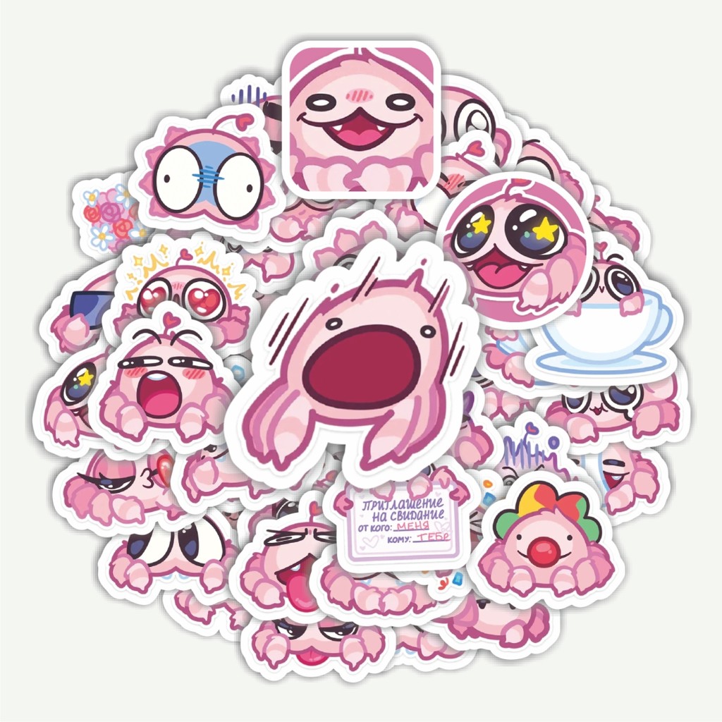 

Sticker Pack Stiker Funny Character Ryanik The Spider | Sticker TUMBLR | Stiker LAPTOP KOPER HELM