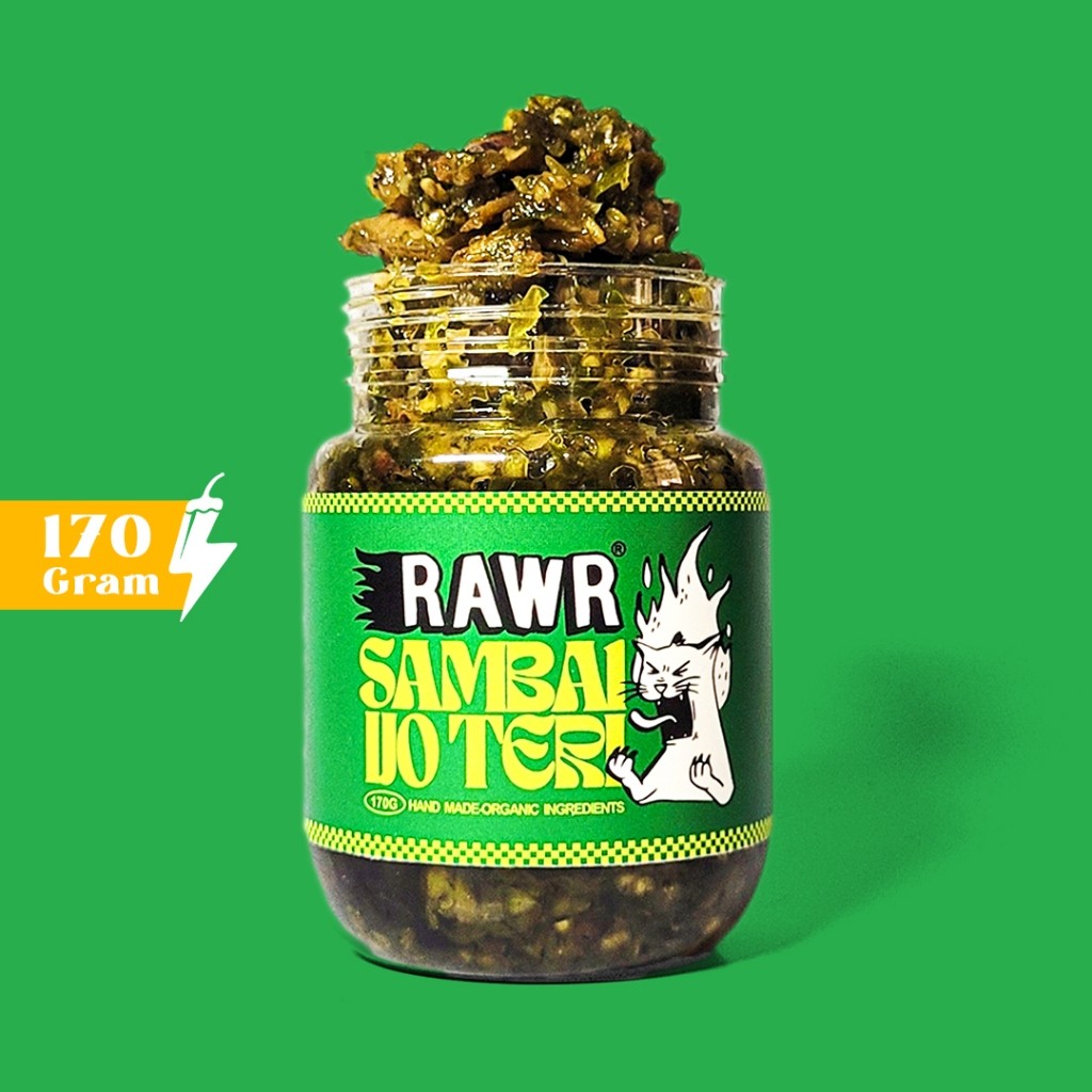 

[ BISA COD ] Terlaris Rawr Sambal - Sambel Ijo Teri 150 Gram Av
