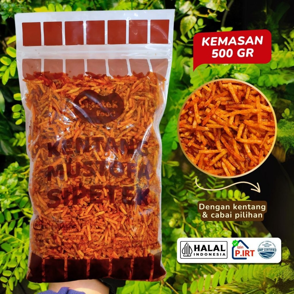 

Biteful Shop Kentang Mustofa Pedas Manis Balado Lauk Anak Kos Siap Saji Tahan Lama Termurah Sipetek Food
