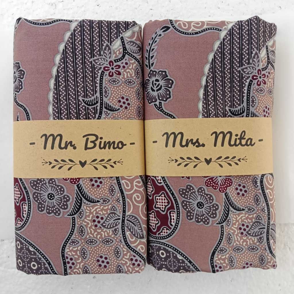 Hampers Kain Batik Sarimbit Katun Premium Kado Nikahan kenakakebaya