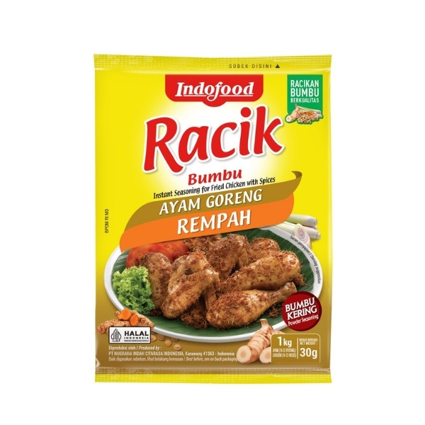 

INDOFOOD BUMBU RACIK AYAM GORENG REMPAH 30 GR