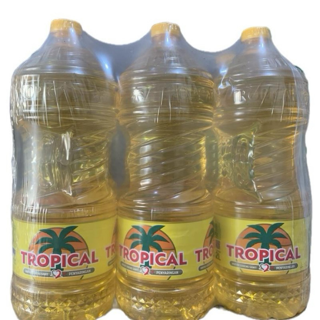 

lexasarmin MINYAK GORENG TROPICAL 2 Liter PACK ISI 6 BOTOL