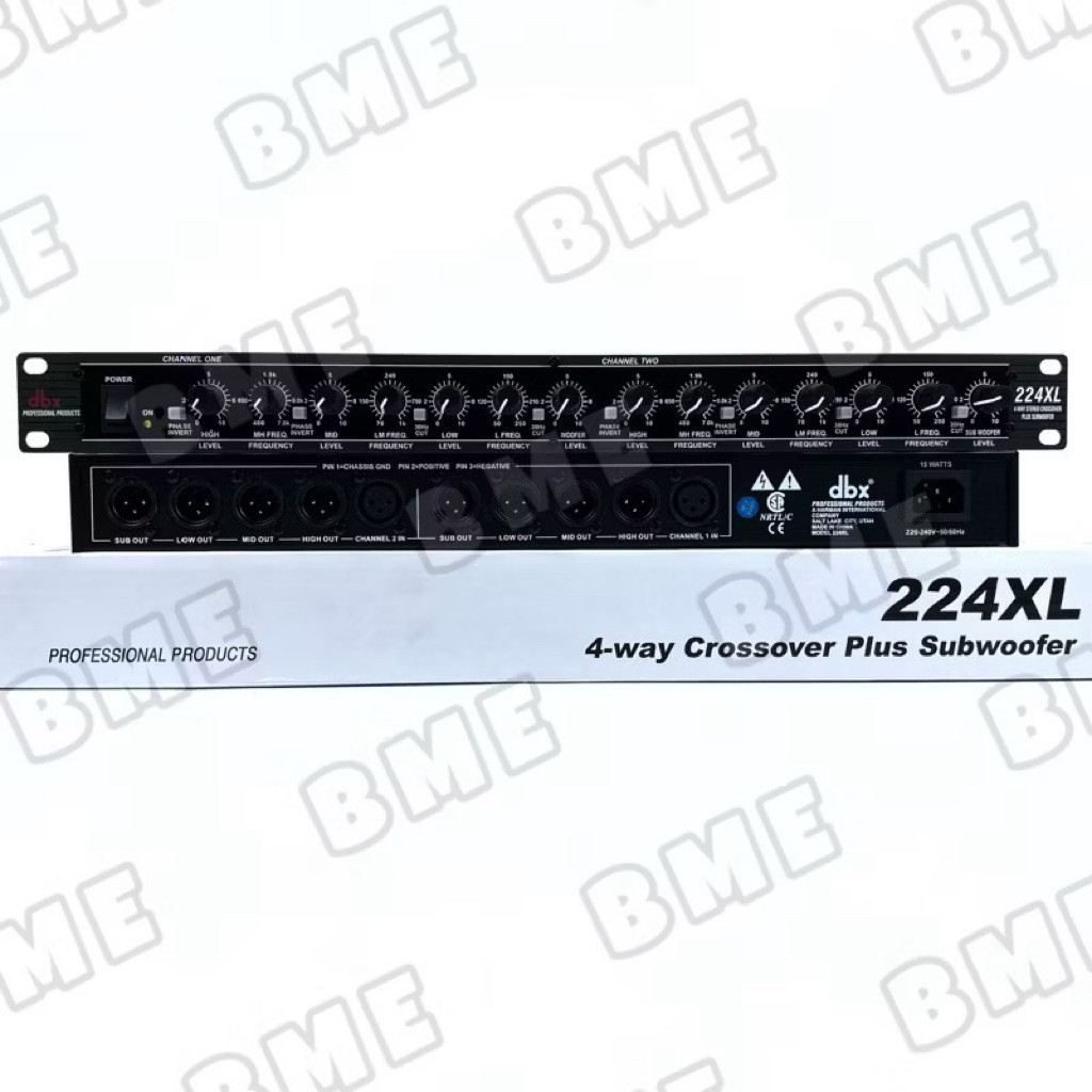 DISKON Crossover DBX 224XL 4 way + Subwoofer crosover dbx224xl New Grade A ORI