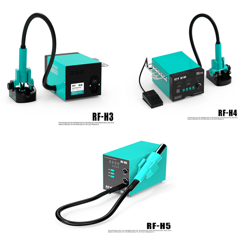 RF4 1200W Hot Air Gun RF-H3 RF-H4 RF-H5 Soldering Station Digital Display BGA Rework Station for PCB