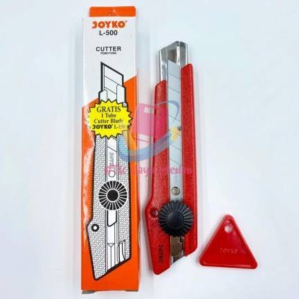

[1 PC] Cutter / Pisau Pemotong Kertas Ukuran Besar AutoLock Refillable L-500 Joyko