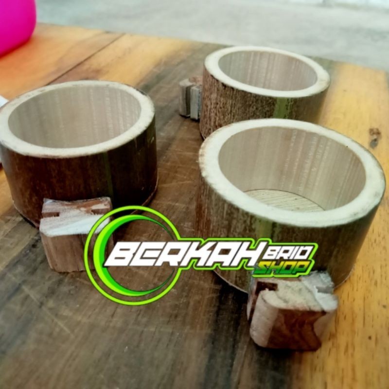 SS - Cepuk wadah pakan burung tempat wadah pakan burung bahan bambu