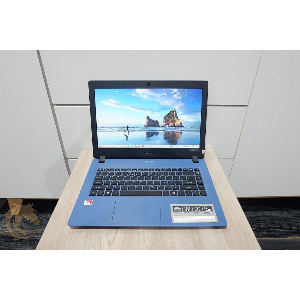 Laptop Acer Aspire 3 A314 AMD A4 9120e RaM 16GB SSD 1TB Window 10 + Office Normal Siap Pakai - Lapto