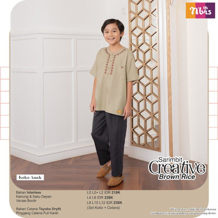 [NIBRAS CUCI GUDANG] CREATIVE KOKO ANAK ONE SET CELANA PROMO SALE 55%
