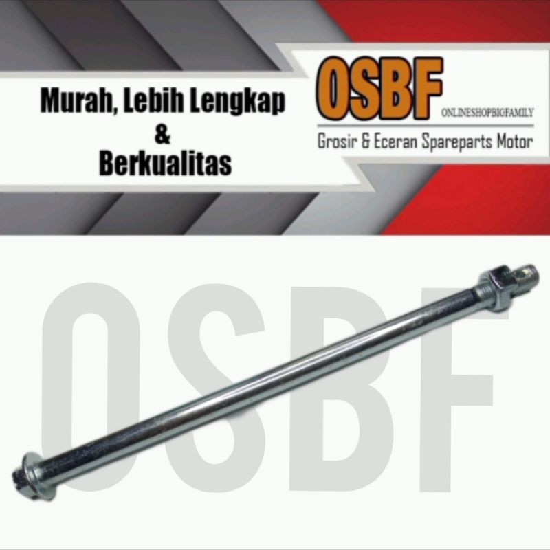AS RODA BELAKANG+MUR FIT NEW, D: 12MM, P: 21MM (0001)