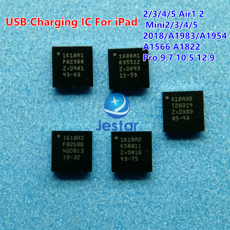 3pcs U2 USB Charging ic for Ipad 2/3/4 AIR 1/2 Mini 1/2/3/4/5  2017/ A1822 PRO 9.7 10.5 12.9