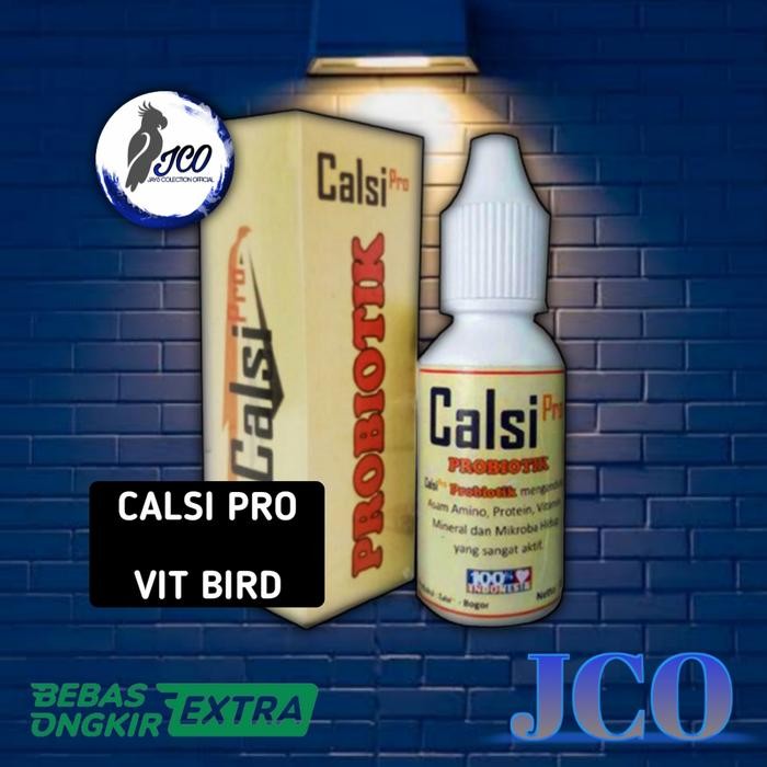 CALSI PRO PROBIOTIK VITAMIN BURUNG MENINGKATKAN STAMINA METABOLISME