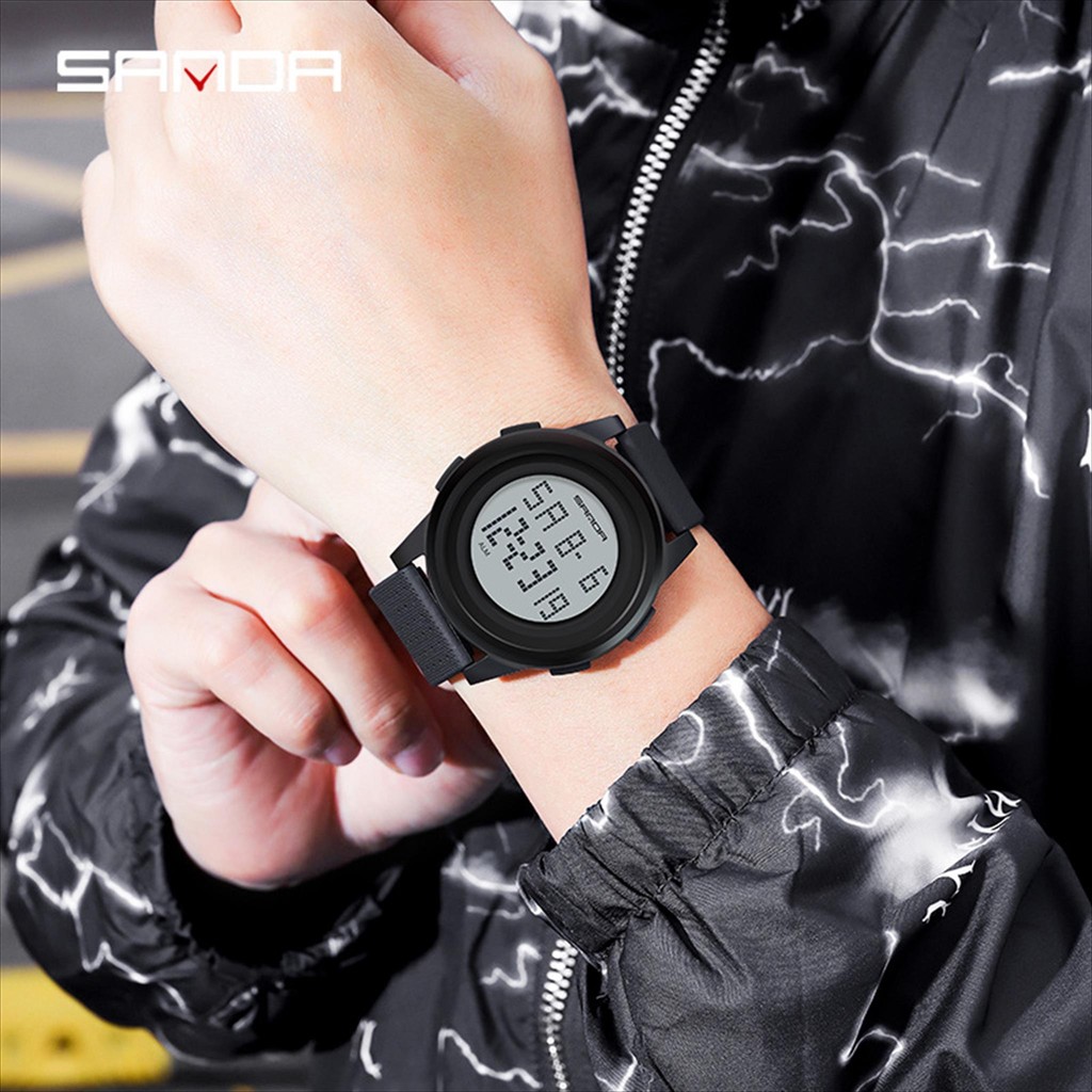 Jam Tangan SANDA 337 Digital Sport Watch Pria Dual Time Multifungsi