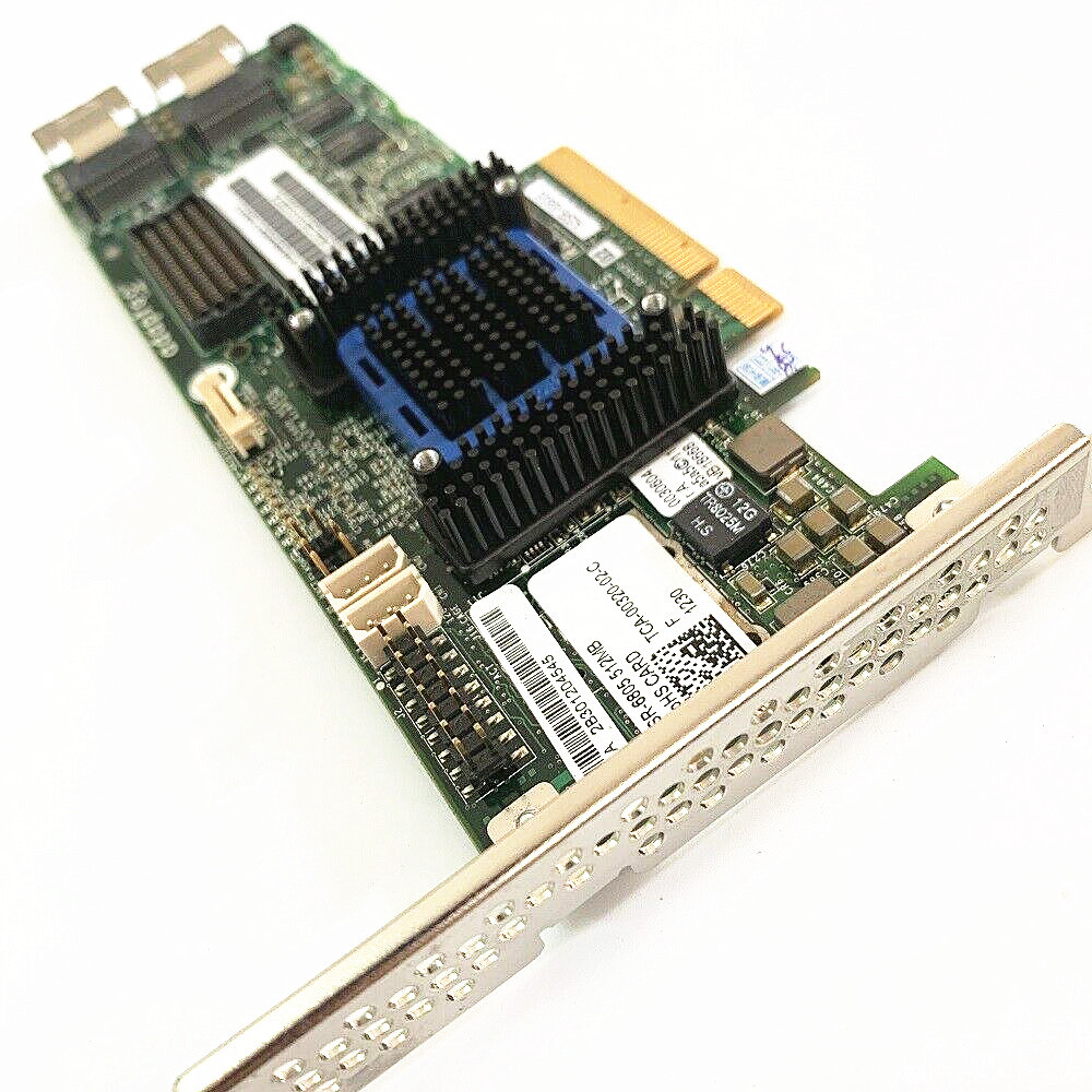 Adaptec ASR-6805 RAID Expander PCI E 2.0 X8 512MB Cache SAS SATA RAID Controller Card
