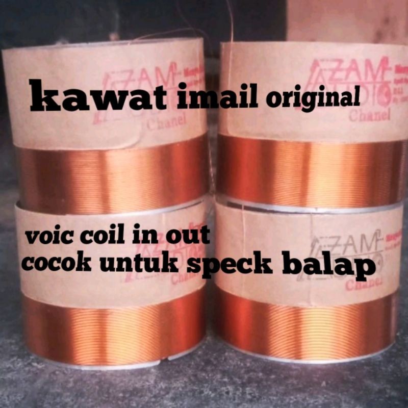 spull speaker acr black 15600"in out/spool balap/spool luar dalam/spool in out 15 inch/spul acr blac