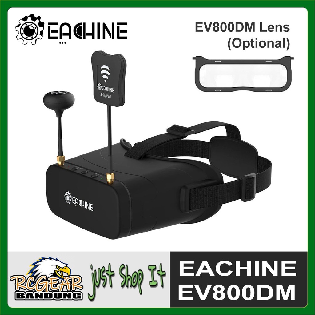 Eachine EV800DM 5.8G Diversity FPV Goggles DVR