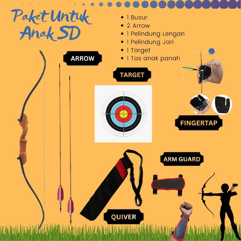 Paket Olahraga Panahan Anak SD SMP Pemula