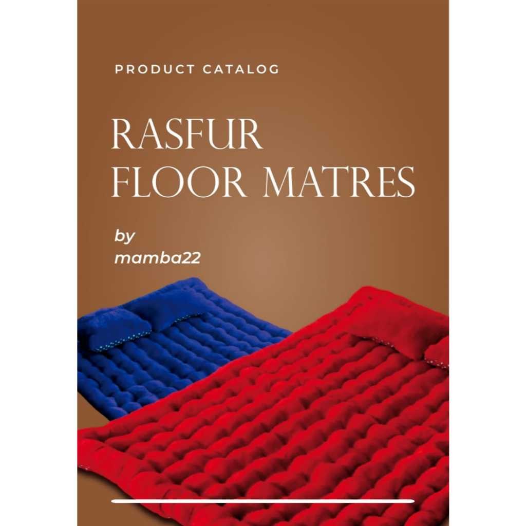 NANGULANGIN  Kasur Gender Bulu Rasfur Plus 2 Bantal Ukuran 140x180 cm 120x180 cm dan 90x180 cm