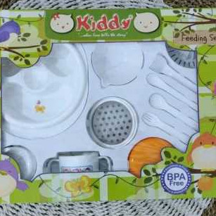 KIDDY FEDDING SET dan Multifunction Food Maker/Alat Makan Bayi dan alat Mpasi bayiTEMPAT MAKAN BAYI 