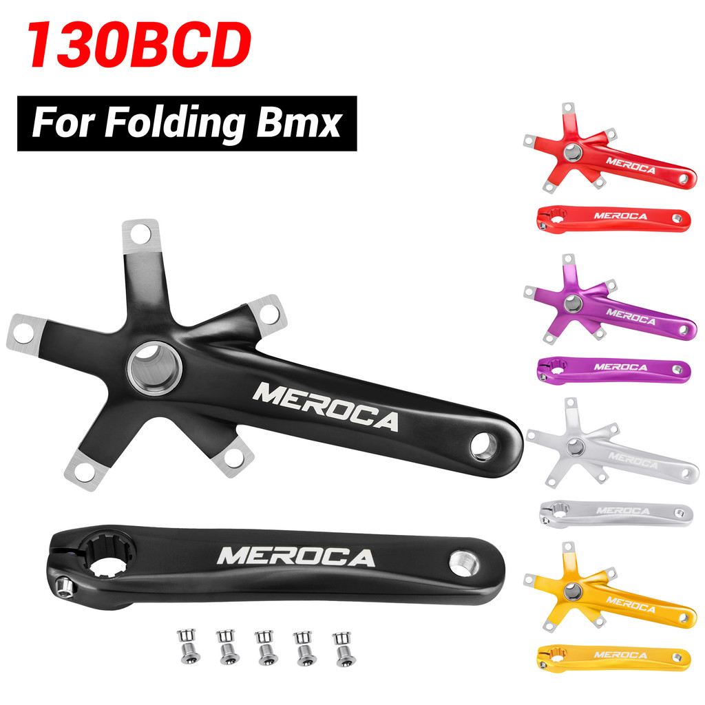 130bcd Bicycle Crank 130 Bcd 170mm Lightweight Hollow Integrated Cranks 24mm For Fog Pixie Brompton 
