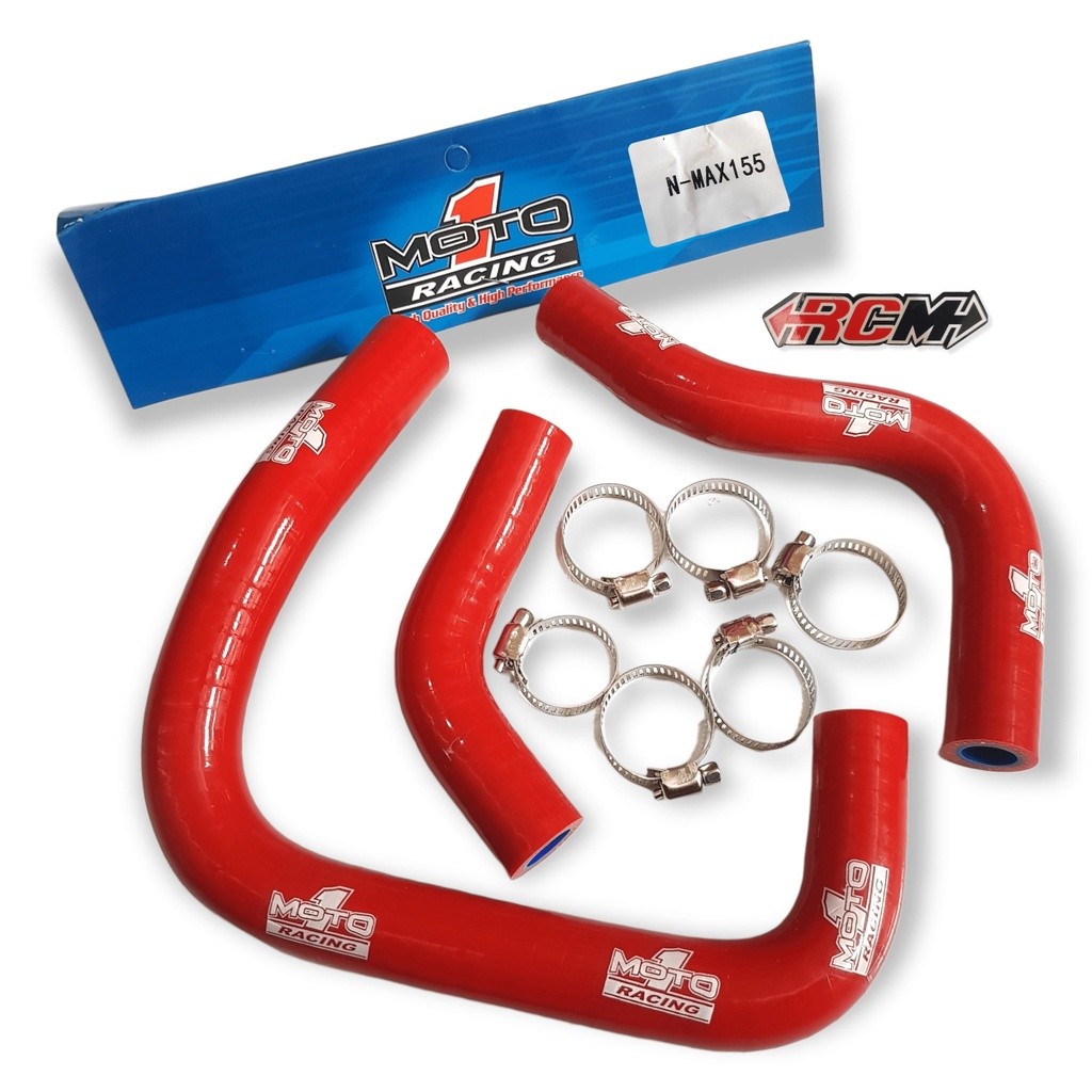 HOSE SELANG SLANG SET SDH SMA CLAM CLAMP KLEM RADIATOR MOTO1 UNIVERSAL BUAT NMAX N-MAX N MAX OLD LAM