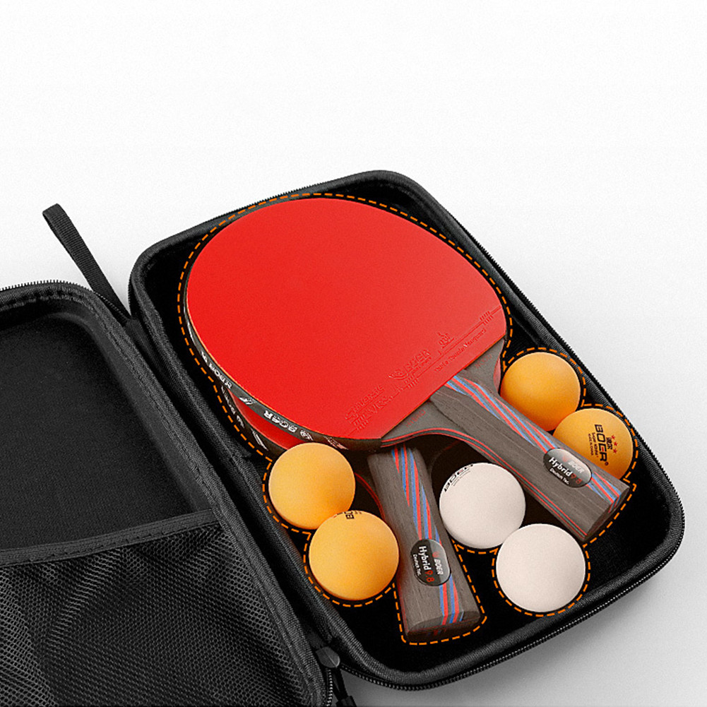 1 Pc Table Tennis Bat Cover Paddle EVA Bag Ping Pong Cases Zip Pocket Package Training Professional 