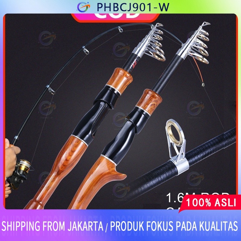 HAIYI FISHING Spinning Baitcasting Casting Fishing Rod Fishing Pole Joran Simanalagi Pancing Bahan U