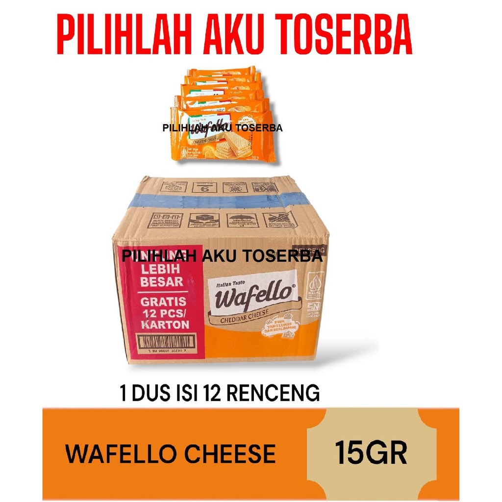Roma Wafello Cheese Renceng - ( HARGA 1 DUS )