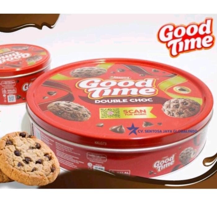 PROMO  Good Time Assorted Cookies 277 Gr - Kaleng Lebar