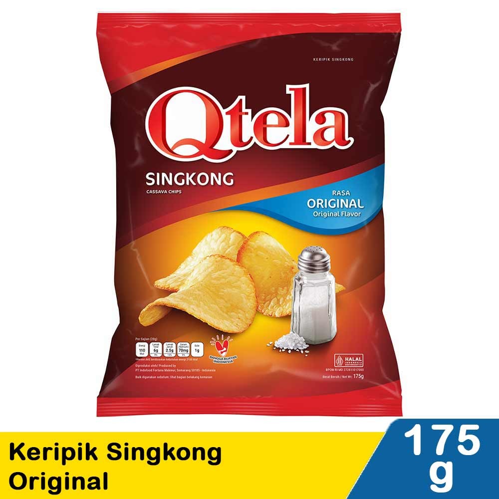 QTELA KERIPIK SINGKONG ORIGINAL 175g