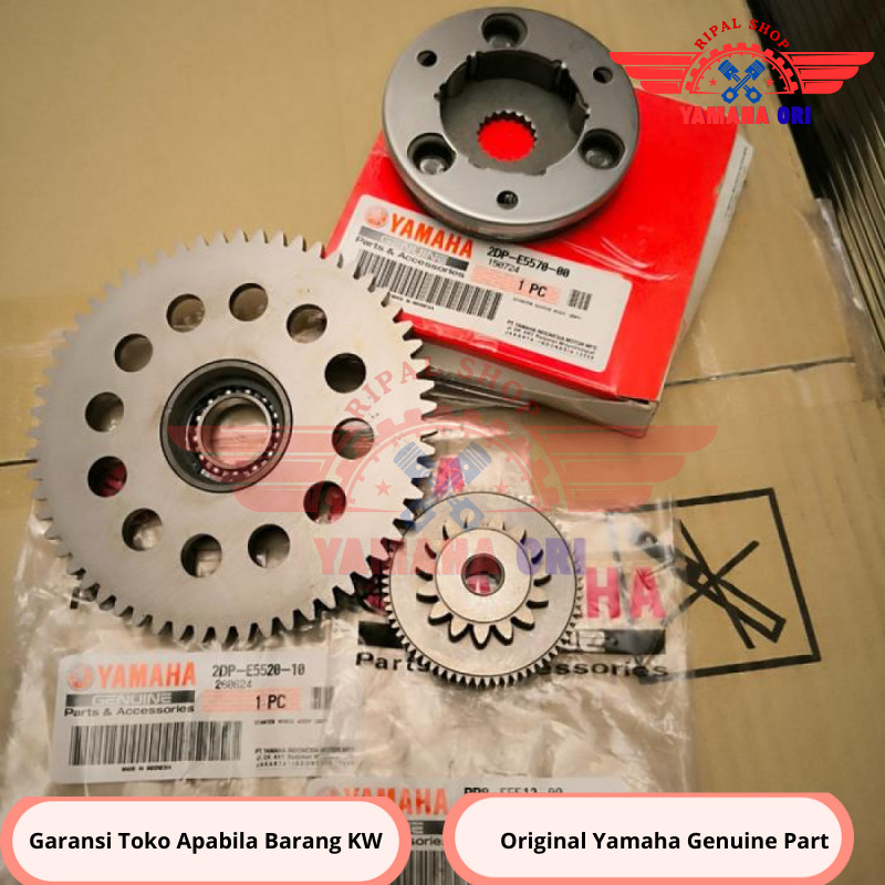 PAKET GIR STATER SET NMAX ORIGINAL YAMAHA GIGI GEAR IDLE IDEL ONE WAY ORI YGP