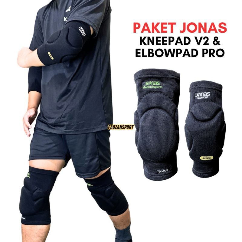 Kneepad Futsal Jonas V2 V3 Grande Elbowpad Jonas Pro Neo Knepad Deket Lutut Pelindung Kiper Futsal