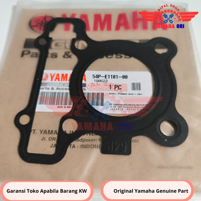 GASKET PAKING CYLINDER HEAD MIO J MIO GT SOUL GT 115 X RIDE 115 FINO 115 ORI YGP 54P-E1181-00