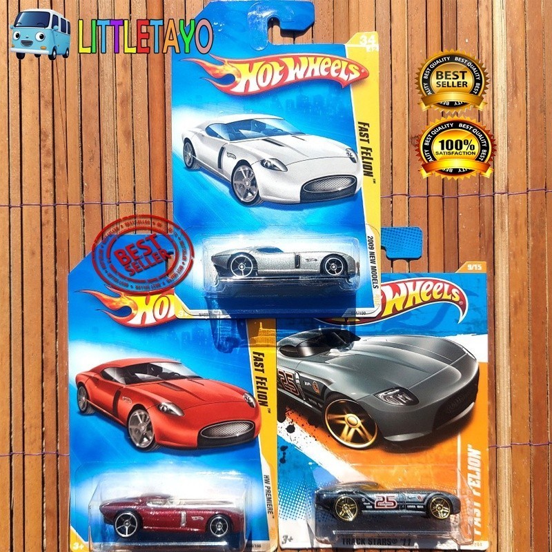 Hot Wheels Fast Felion 2023 Ungu Silver Diecast Mobil Balap Murah Blue Card Original Mattel