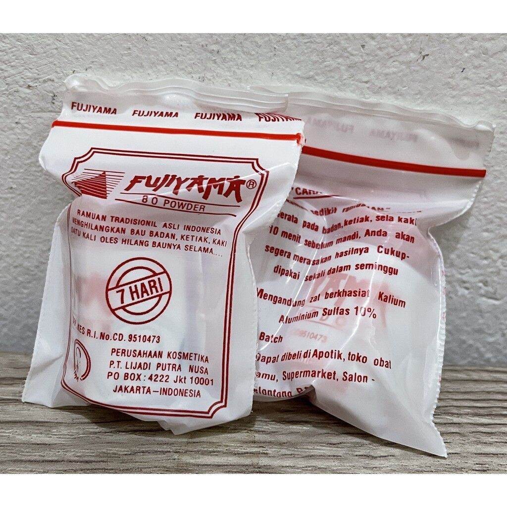 BEDAK FUJIYAMA B O POWDER BAU BADAN KETIAK KAKI FUJI YAMA  POWDER 7HARI FUJIYAMA POWDER