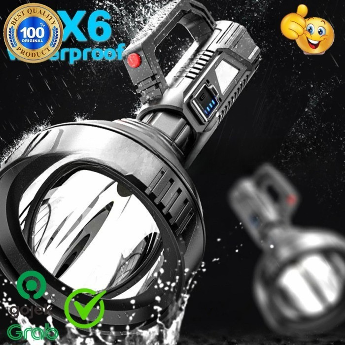 LM LED MAX / SENTER LED WATERPROOF USB SUPER TERANG ORIGINAL SH818