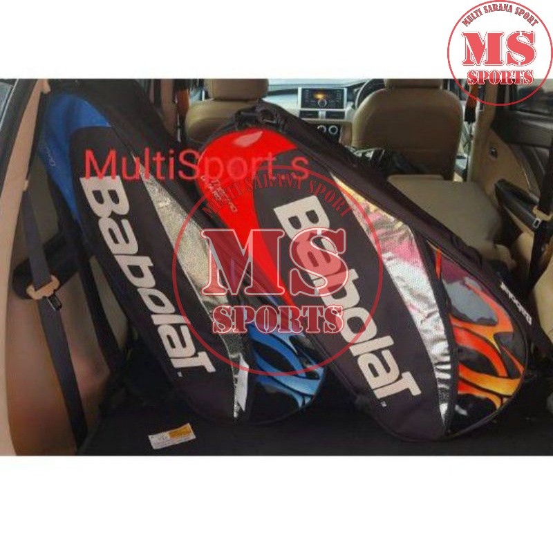 TAS TENIS LAPANGAN BABOLAT 2 RESLETING + TEMPAT SEPATU