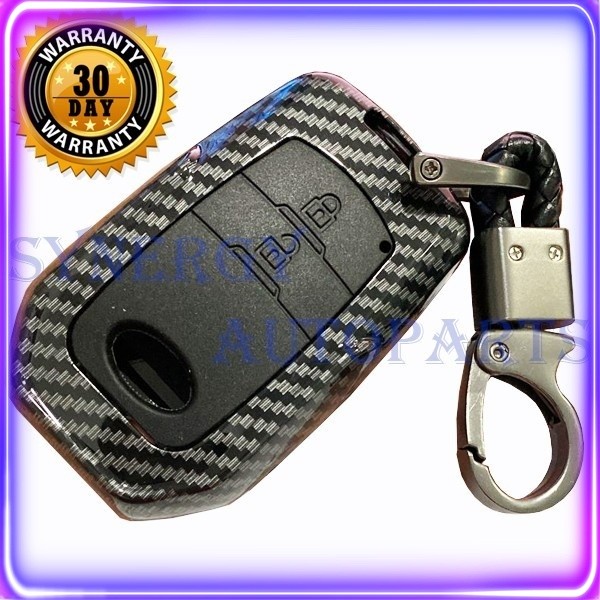 Case Carbon Smartkey Cover Key Kunci Toyota Innova Venturer - 7115