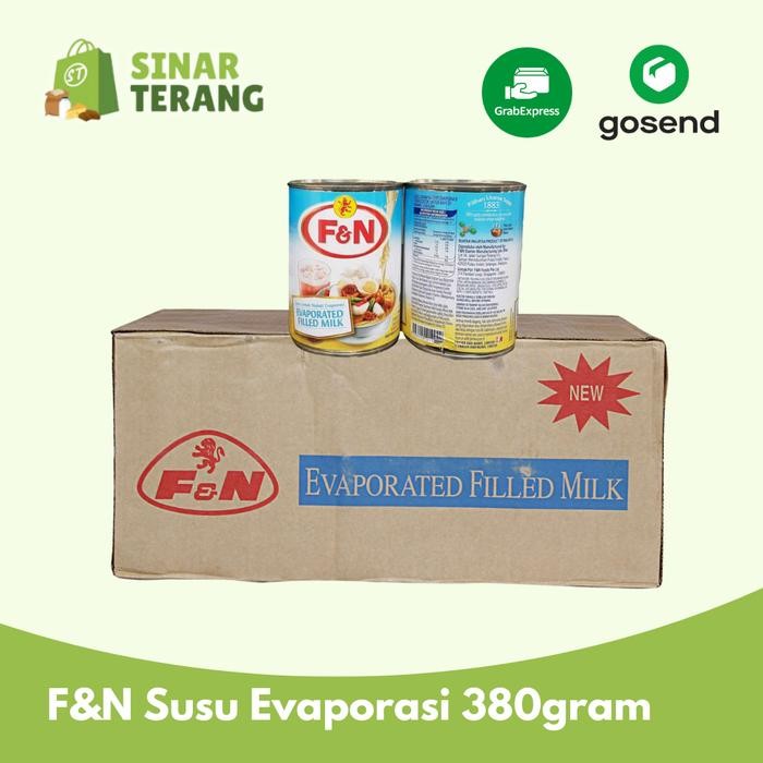 [   LUCIAMO ]1 karton susu cair evaporasi fn f&n evaporate ( evaporated milk ) dus